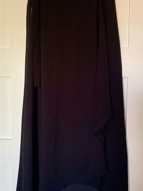 Wilfred Black High-Low Maxi Skirt